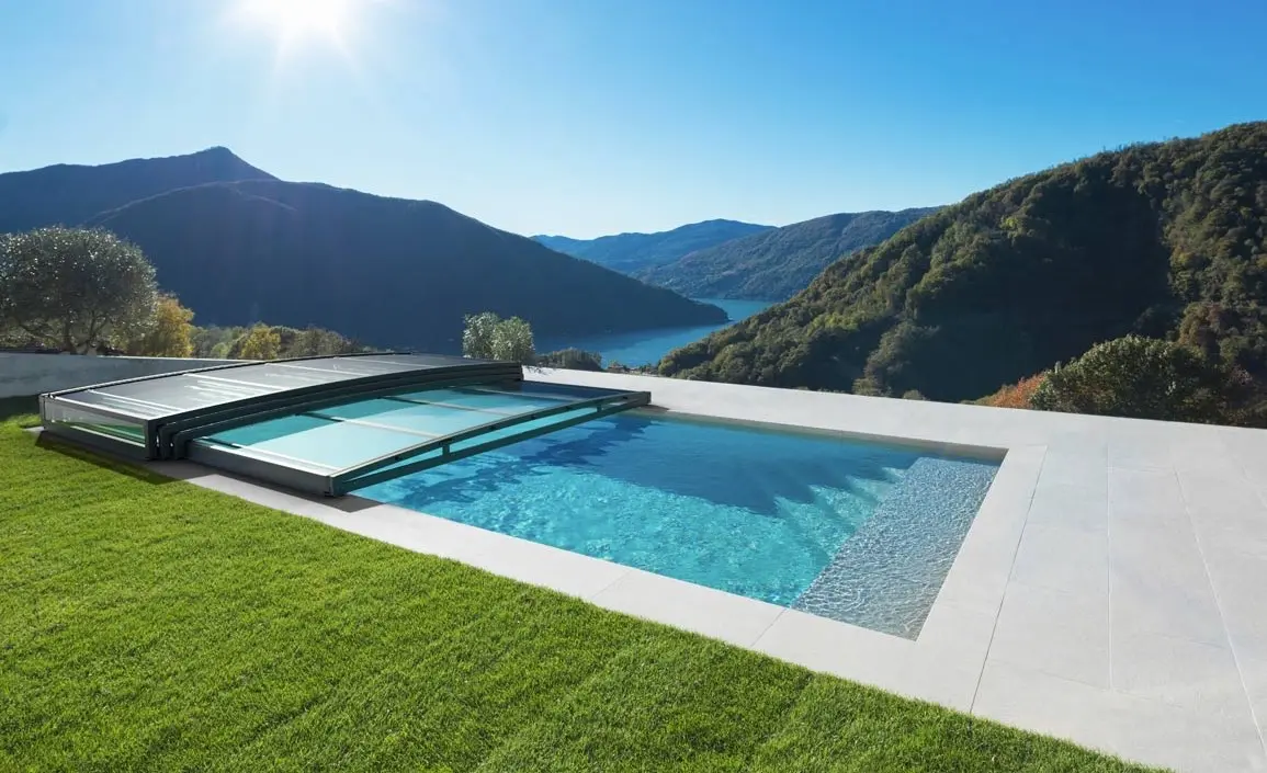 Ultra-Low Pool Enclosures for Swimming Pools - PoolBizz